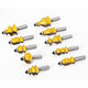 10pcs 12mm Shank Architectural Molding Handrail Router Bits Set Casing Base CNC Line Woodworking Cutters Face Mill 10pcs 12mm Shank Architectural Molding Handrail Router Bits Set Casing Base CNC Line Woodworking Cutters Face Mill