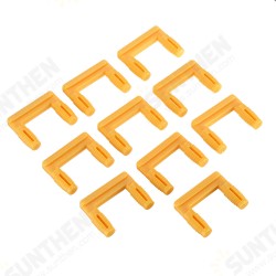 10pcs U-shaped Wood Board Connector Plastic Stealth Right Angle Fixed Cabinet Hinge Buckle Lock Furniture Fastener Hardware 10pcs U-shaped Wood Board Connector Plastic Stealth Right Angle Fixed Cabinet Hinge Buckle Lock Furniture Fastener Hardware