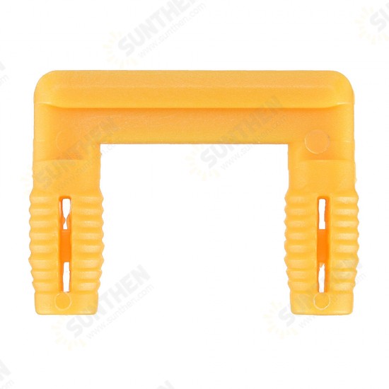 10pcs U-shaped Wood Board Connector Plastic Stealth Right Angle Fixed Cabinet Hinge Buckle Lock Furniture Fastener Hardware