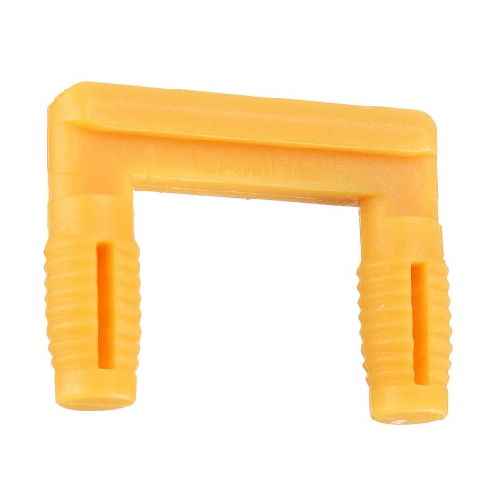 10pcs U-shaped Wood Board Connector Plastic Stealth Right Angle Fixed Cabinet Hinge Buckle Lock Furniture Fastener Hardware