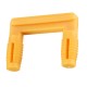 10pcs U-shaped Wood Board Connector Plastic Stealth Right Angle Fixed Cabinet Hinge Buckle Lock Furniture Fastener Hardware