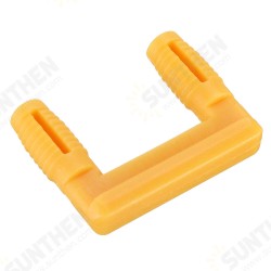10pcs U-shaped Wood Board Connector Plastic Stealth Right Angle Fixed Cabinet Hinge Buckle Lock Furniture Fastener Hardware