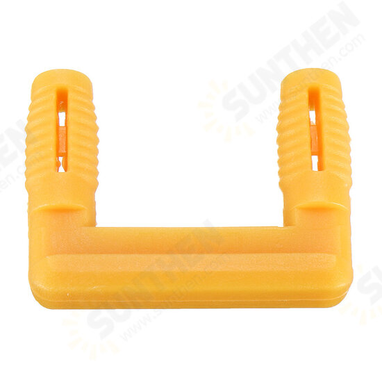 10pcs U-shaped Wood Board Connector Plastic Stealth Right Angle Fixed Cabinet Hinge Buckle Lock Furniture Fastener Hardware