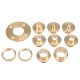 11Pcs Pure Copper Premium Router Guide Bush Set 10-30mm Router Bushing Guide Woodworking Tool 11Pcs Pure Copper Premium Router Guide Bush Set 10-30mm Router Bushing Guide Woodworking Tool