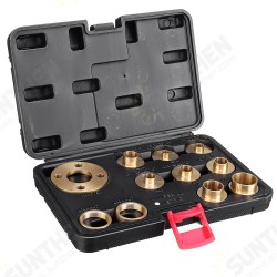 11Pcs Pure Copper Premium Router Guide Bush Set 10-30mm Router Bushing Guide Woodworking Tool 11Pcs Pure Copper Premium Router Guide Bush Set 10-30mm Router Bushing Guide Woodworking Tool