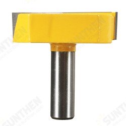 1/2 Inch Shank 2-1/4 Inch Diameter Bottom Cleaning Router Bit Wood Working Milling Cutter 1/2 Inch Shank 2-1/4 Inch Diameter Bottom Cleaning Router Bit Wood Working Milling Cutter