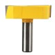 1/2 Inch Shank 2-1/4 Inch Diameter Bottom Cleaning Router Bit Wood Working Milling Cutter