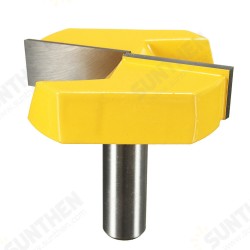 1/2 Inch Shank 2-1/4 Inch Diameter Bottom Cleaning Router Bit Wood Working Milling Cutter 1/2 Inch Shank 2-1/4 Inch Diameter Bottom Cleaning Router Bit Wood Working Milling Cutter