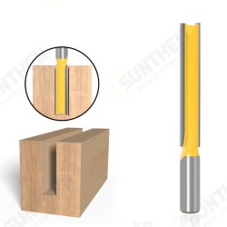 1/2 Inch Shank Extra Long Straight Router Bit 3inch Blade 1/2inch Cutting Flush Trimming Milling Cutter for Wood Woodworking Tools 1/2 Inch Shank Extra Long Straight Router Bit 3inch Blade 1/2inch Cutting Flush Trimming Milling Cutter for Wood Woodworking Tools