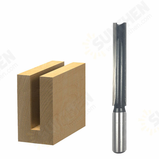 1/2 Inch Shank Extra Long Straight Router Bit 3inch Blade 1/2inch Cutting Flush Trimming Milling Cutter for Wood Woodworking Tools