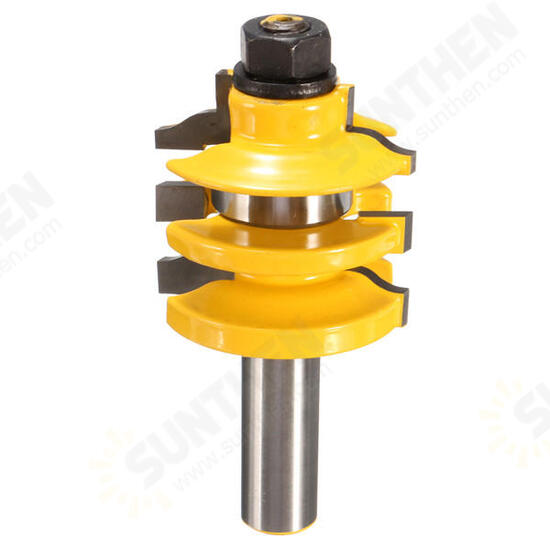 1/2 Inch Shank Stacked Rail and Stile Router Bit Wood Working Tool