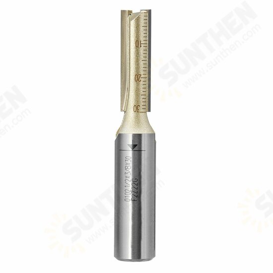 1/2 Inch Straight Shank Double Flute Router Bit 1/2*1/4 1/2*3/8 1/2*1/2 Slot Cutter