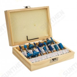 12/15pcs 8mm Shank Router Bit Milling Cutter Set Woodworking Cutter