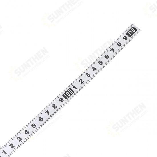 1/2/3 Meters Stainless Steel Self Adhesive Miter Saw Track Tapes Measure Metric Straight Ruler