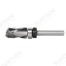 12.7*25.4*67MM Carbide Lower Bearing Spiral Trimming CNC Router Bit End Mill 1/4inch 6.35mm Shank for Woodworking 12.7*25.4*67MM Carbide Lower Bearing Spiral Trimming CNC Router Bit End Mill 1/4inch 6.35mm Shank for Woodworking