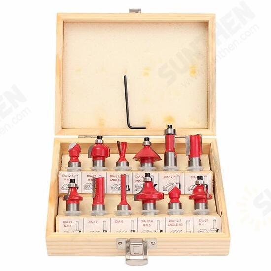 12pcs Wood Working Router Bit Cutter Tungsten Carbide Rotary Tool Set 12pcs Wood Working Router Bit Cutter Tungsten Carbide Rotary Tool Set