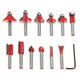 12pcs Wood Working Router Bit Cutter Tungsten Carbide Rotary Tool Set 12pcs Wood Working Router Bit Cutter Tungsten Carbide Rotary Tool Set