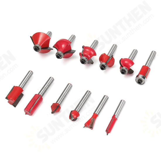 12pcs Wood Working Router Bit Cutter Tungsten Carbide Rotary Tool Set 12pcs Wood Working Router Bit Cutter Tungsten Carbide Rotary Tool Set
