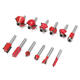 12pcs Wood Working Router Bit Cutter Tungsten Carbide Rotary Tool Set 12pcs Wood Working Router Bit Cutter Tungsten Carbide Rotary Tool Set