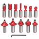 12pcs Wood Working Router Bit Cutter Tungsten Carbide Rotary Tool Set 12pcs Wood Working Router Bit Cutter Tungsten Carbide Rotary Tool Set