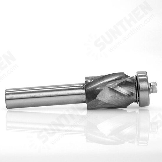 1/2inch Shank Carbide CNC Router Bit Bearing Trimming Ultra-Perfomance Compression Flush Trim Milling Cutter For Wood