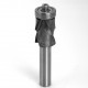 1/2inch Shank Carbide CNC Router Bit Bearing Trimming Ultra-Perfomance Compression Flush Trim Milling Cutter For Wood