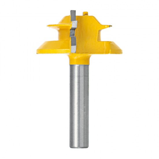 1/4 Inch 6.35/8mm Shank 45 Degree Lock Miter Router Bit Tenon Milling Cutter Woodworking Tool For Wood Tools