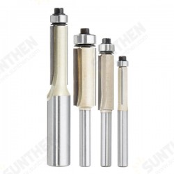 1/4 Inch Shank 1/4 to 1/2 Inch Flush Trim Router Bits for Woodworking Tool