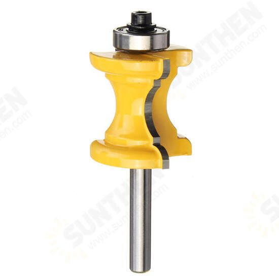 1/4 Inch Shank Bullnose and Cove Trim Molding Router Bit Woodworking Cutter