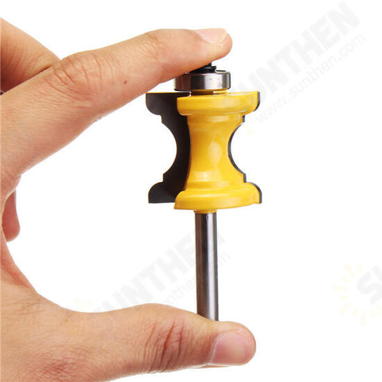 1/4 Inch Shank Bullnose and Cove Trim Molding Router Bit Woodworking Cutter