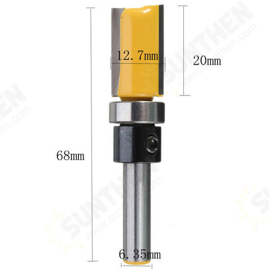 1/4 Inch Shank Cutter Router Bit Trimming Woodworking Milling Cutter