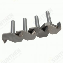1/4 Inch Shank Wood Working Router Bit Hole Saw Cutter Edge Trimming Carving Blades 1/4 Inch Shank Wood Working Router Bit Hole Saw Cutter Edge Trimming Carving Blades