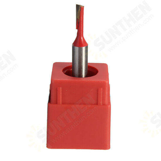 1/4 Inch Straight Shank Router Bit Wood Working Cutter 1/2 Flute Carving Cutter