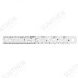 150-1200mm Thickened Stainless Steel Ruler with Metric and Inch Scales Woodworking Scriber Measuring Tool