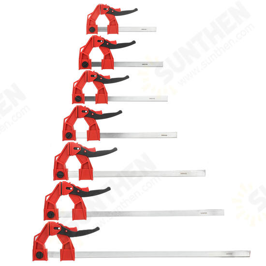 150-600mm Length Clamping Wood F Clamp 100mm Width Woodworking Fast Clamp 150-600mm Length Clamping Wood F Clamp 100mm Width Woodworking Fast Clamp