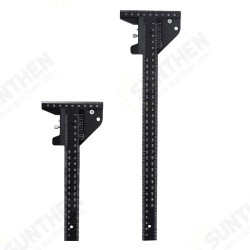 150/300mm Aluminum Alloy T-Type Line Drawing Device Multi-Function Depth Vernier Ruler Woodworking Ruler Woodworking Tool 150/300mm Aluminum Alloy T-Type Line Drawing Device Multi-Function Depth Vernier Ruler Woodworking Ruler Woodworking Tool