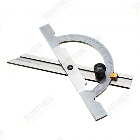 150x100mm Stainless Steel Adjustable Protractor 10-170 Degree Angle Ruler Woodworking Tool