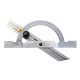 150x100mm Stainless Steel Adjustable Protractor 10-170 Degree Angle Ruler Woodworking Tool