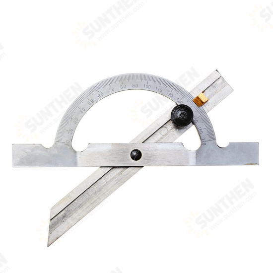 150x100mm Stainless Steel Adjustable Protractor 10-170 Degree Angle Ruler Woodworking Tool