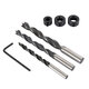 15Pcs 15 Degree Pocket Hole Jig Kit Drilling Locator Guide Screw Drill Angle Positioning Wood Plug Oblique LocatorInclined Joinery Tool for Carpenter 15Pcs 15 Degree Pocket Hole Jig Kit Drilling Locator Guide Screw Drill Angle Positioning Wood Plug Oblique LocatorInclined Joinery Tool for Carpenter