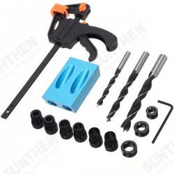 15Pcs 15 Degree Pocket Hole Jig Kit Drilling Locator Guide Screw Drill Angle Positioning Wood Plug Oblique LocatorInclined Joinery Tool for Carpenter 15Pcs 15 Degree Pocket Hole Jig Kit Drilling Locator Guide Screw Drill Angle Positioning Wood Plug Oblique LocatorInclined Joinery Tool for Carpenter