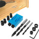 15Pcs 15 Degree Pocket Hole Jig Kit Drilling Locator Guide Screw Drill Angle Positioning Wood Plug Oblique LocatorInclined Joinery Tool for Carpenter 15Pcs 15 Degree Pocket Hole Jig Kit Drilling Locator Guide Screw Drill Angle Positioning Wood Plug Oblique LocatorInclined Joinery Tool for Carpenter