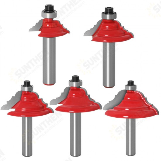 1/5Pcs 8mm Shank Raised Line Router Bit Frame Tenon Milling Cutter for Woodworking Tools 1/5Pcs 8mm Shank Raised Line Router Bit Frame Tenon Milling Cutter for Woodworking Tools