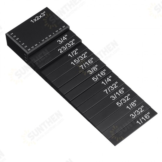 15pcs Woodworking Precision Aluminum Alloy Setup Bars Setup Blocks Height Gauge Set for Router and Table Saw Accessories 15pcs Woodworking Precision Aluminum Alloy Setup Bars Setup Blocks Height Gauge Set for Router and Table Saw Accessories
