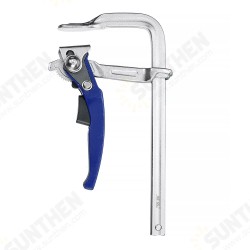 160-400mm Quick Guide Rail Clamp Carpenter F Clamp Quick Clamping for MFT and Guide Rail System Woodworking DIY Hand Tool-160mm 160-400mm Quick Guide Rail Clamp Carpenter F Clamp Quick Clamping for MFT and Guide Rail System Woodworking DIY Hand Tool-160mm