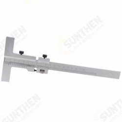 160/250/300/400/500mm T-Type Vernier Caliper Scraper Bridge Tool 0.05mm Fine Adjustment Carbon Steel Ruler Measuring Tool
