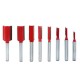 1/7/8Pcs 1/4 Inch 6.35mm Shank Single/Double Blade Straight Bit Router Bit Milling Cutting For Wood Tool Trimming 1/7/8Pcs 1/4 Inch 6.35mm Shank Single/Double Blade Straight Bit Router Bit Milling Cutting For Wood Tool Trimming
