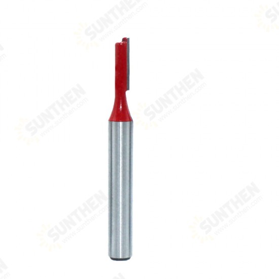 1/7/8Pcs 1/4 Inch 6.35mm Shank Single/Double Blade Straight Bit Router Bit Milling Cutting For Wood Tool Trimming 1/7/8Pcs 1/4 Inch 6.35mm Shank Single/Double Blade Straight Bit Router Bit Milling Cutting For Wood Tool Trimming