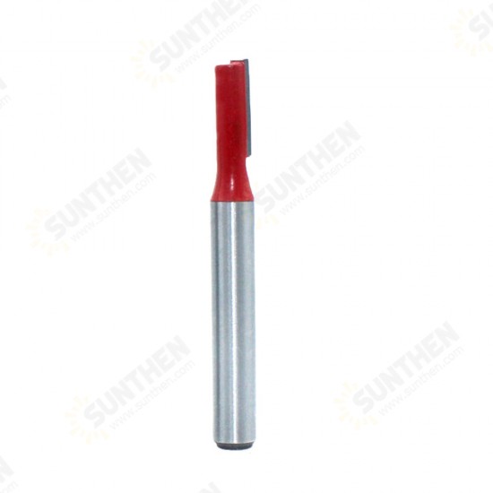 1/7/8Pcs 1/4 Inch 6.35mm Shank Single/Double Blade Straight Bit Router Bit Milling Cutting For Wood Tool Trimming 1/7/8Pcs 1/4 Inch 6.35mm Shank Single/Double Blade Straight Bit Router Bit Milling Cutting For Wood Tool Trimming
