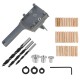 1/8/41pcs Pocket Hole Jig Handheld Woodworking Dowel Set Dowelling Drill Straight Hole Locator Guide Tool 1/8/41pcs Pocket Hole Jig Handheld Woodworking Dowel Set Dowelling Drill Straight Hole Locator Guide Tool